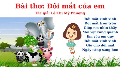 Bài thơ:  Đôi mắt của em 