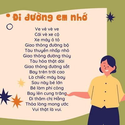 Bài Thơ : Đi đường em nhớ