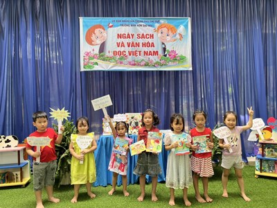 Hưởng ứng Ngày Sách và Văn hóa đọc Việt Nam lần 3 năm 2024 của Trường Mầm non Sao Mai