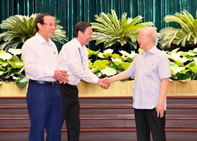 Chủ tịch UBND TPHCM Phan Văn Mãi: Xây dựng TPHCM phát triển như kỳ vọng, mong muốn của Tổng Bí thư Nguyễn Phú Trọng