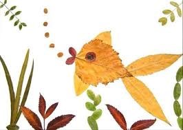 Làm con vật, tranh con vật từ lá cây