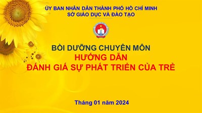 Hướng dẫn đánh giá sự phát triển của trẻ