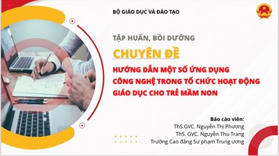 Vận dụng phần mềm Heyzine, trí tuệ nhân tạo Al để thiết kế sách điện tử và các hoạt động cho trẻ mầm non