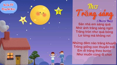 Thơ:  Trăng sáng 