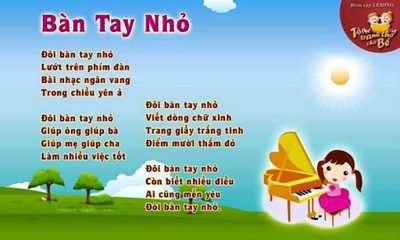 Bài thơ:  Bàn tay nhỏ 