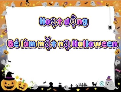 ✨🎃 bé khéo tay làm mặt nạ halloween 🎃✨