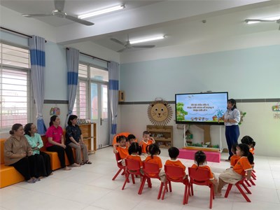 Nhận biết số lượng 4- Lớp :Mầm 3