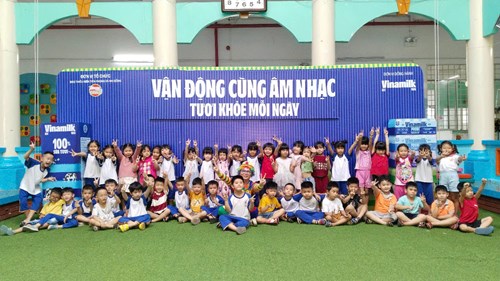 Hào hứng cùng chương trình giao lưu  vận động cùng âm nhạc 