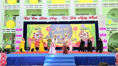 🌕🎉 Tưng bừng lễ hội Trung Thu tại Trường Mầm Non Hoa Đào 🌙💖