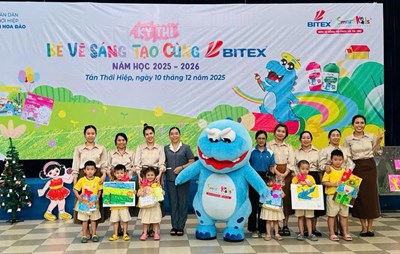 🎨✨ Hội thi “Bé vẽ sáng tạo cùng Bitex” năm học 2025-2026🎨✨