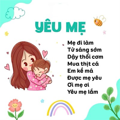 Bài thơ  Yêu Mẹ 
