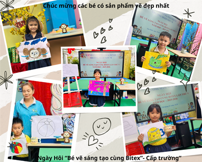 🎨 Ngày hội “Bé vẽ sáng tạo cùng Bitex” năm học 2025–2026 Cấp trường 🎨